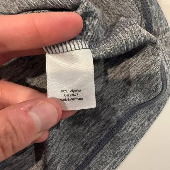 Xersion Gray Performance Wear Activewear Workout Short Sleeve Top Womens Large - Picture 4 of 5